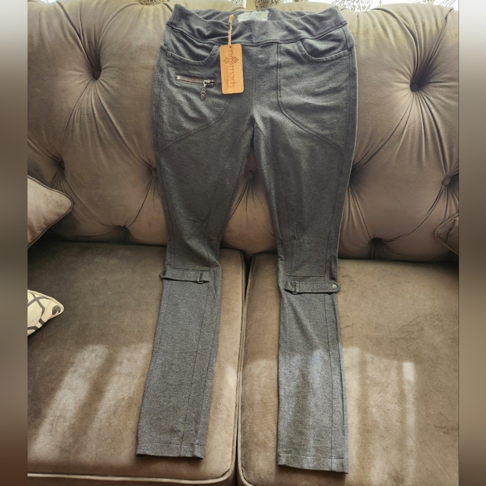 Nomads Hempwear Further Moto Zip Legging Pant NWT